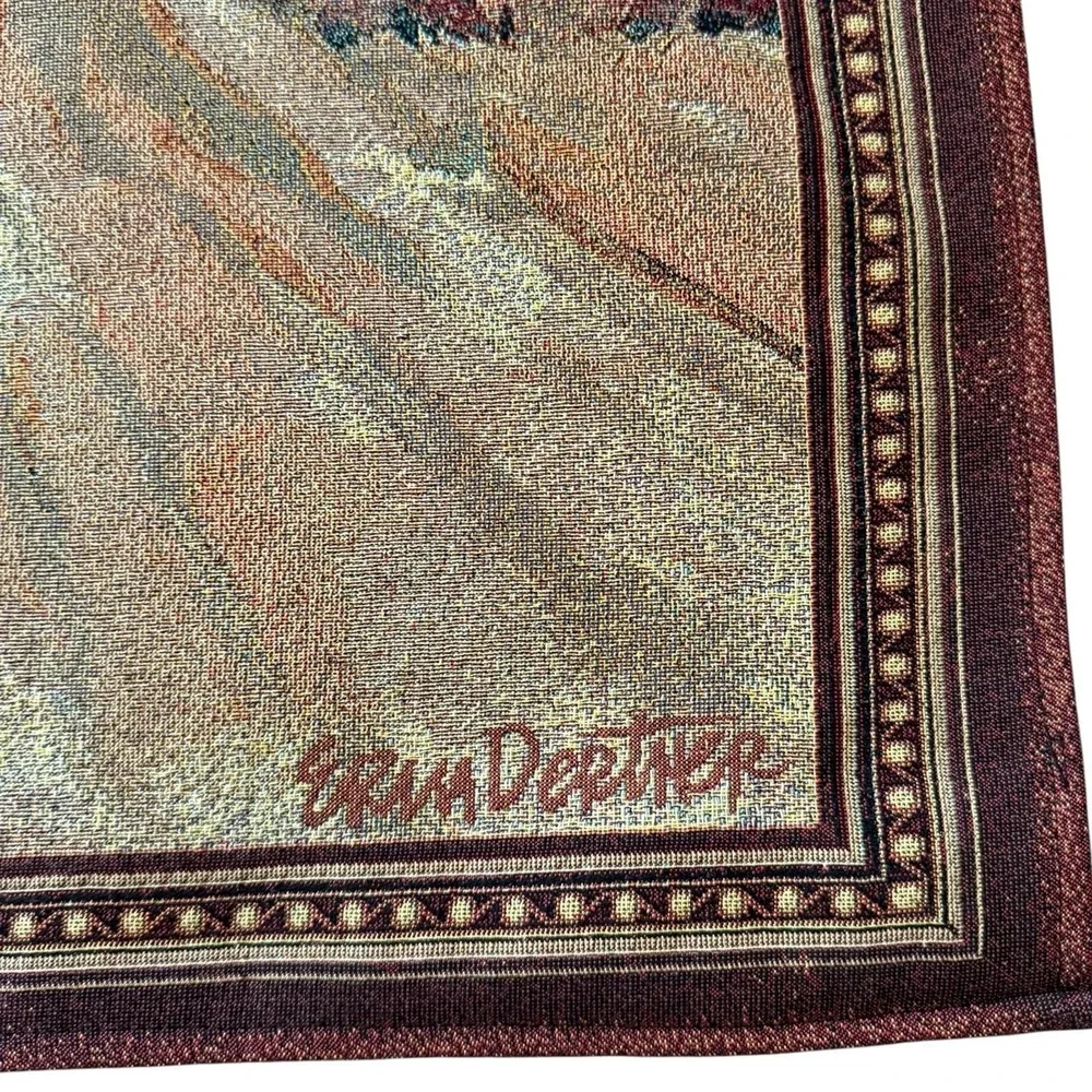 Riddle Home & Gift French Tapestry Rod Pocket Wall Hanging Tuscan‎ Landscape